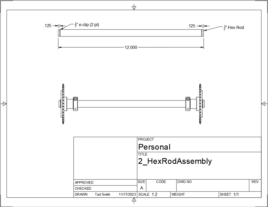 Hex Rod Asmb